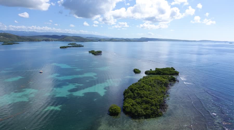 Vista aérea de los cayos de La Parguera